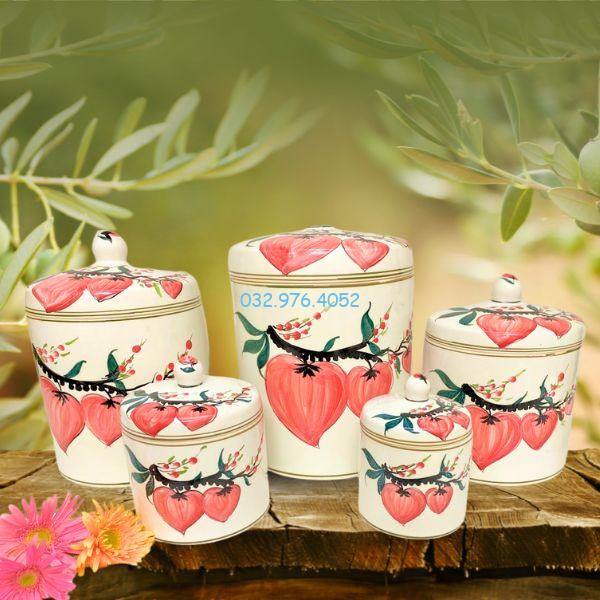 Vại Muối Dưa Cà Men Trắng