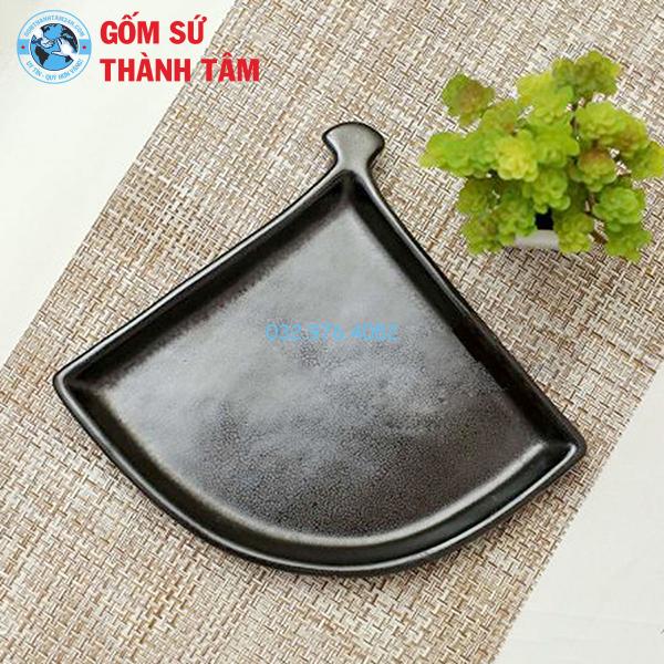 Bát đĩa gốm sứ men đen lỳ tổng