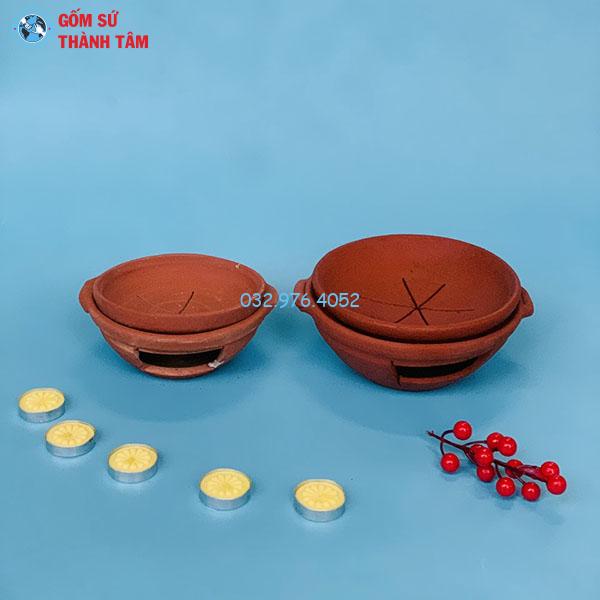Bếp xông có men, có tai | Hàng mỏng