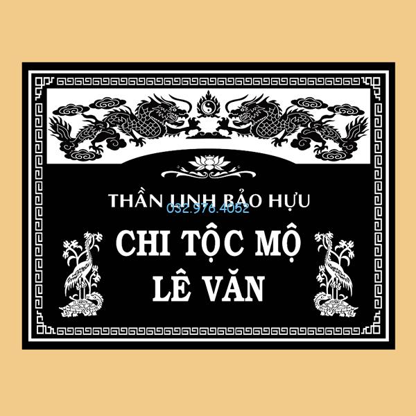Bia Mộ Hình Chữ Nhật