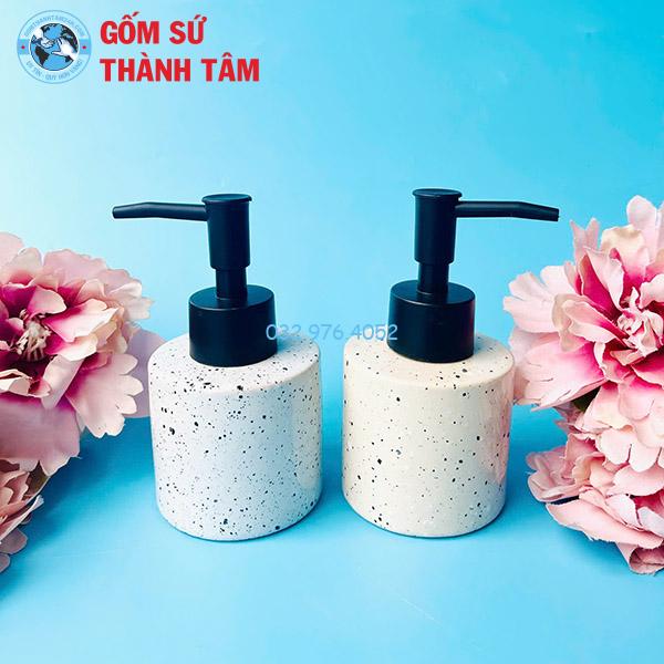 Bình đựng dầu gội sữa tắm dáng trụ thấp
