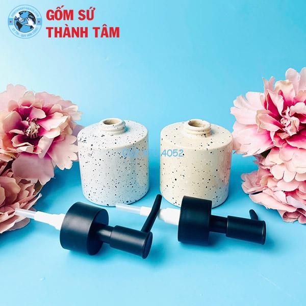 Bình đựng dầu gội sữa tắm dáng trụ thấp