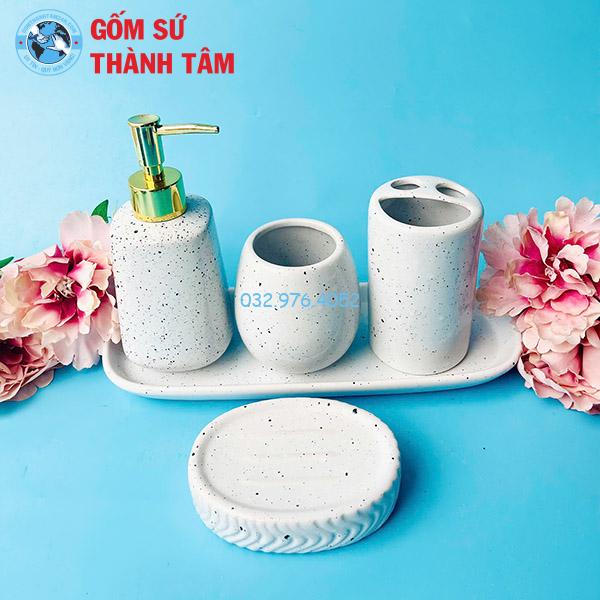 Bình đựng sữa tắm khách sạn dáng trụ