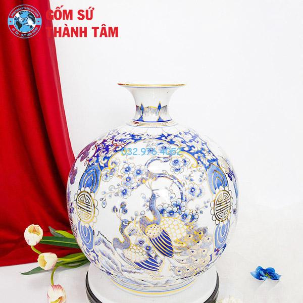 Bình hút lộc vẽ vàng các mẫu đa dạng
