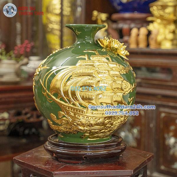 Bình hút lộc Bát Tràng