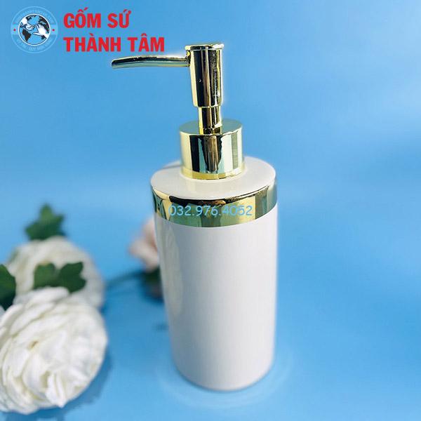 Bình xịt phòng tắm men dáng trụ