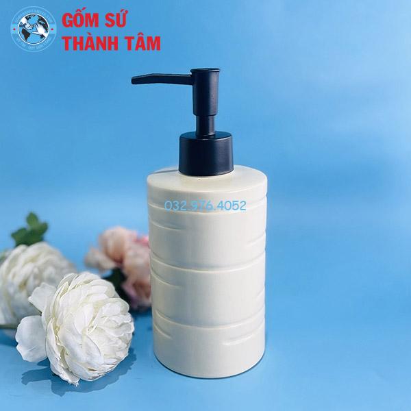 Bình xịt phòng tắm men dáng trụ cao