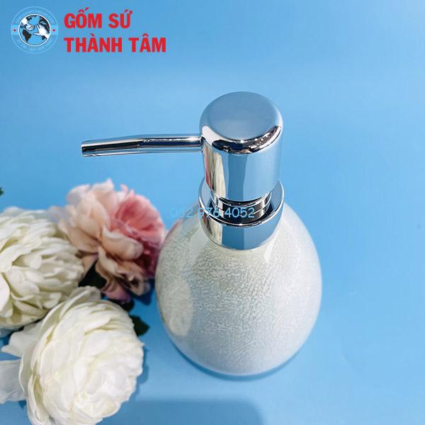 Bình xịt phòng tắm ngọc dáng boom Gốm Thành Tâm - Địa chỉ mua bình xịt phòng tắm dáng ngọc uy tín