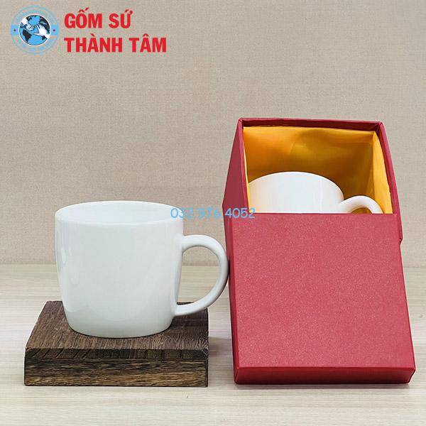 Cốc Sứ Trắng Không Nắp 250 – 300ML