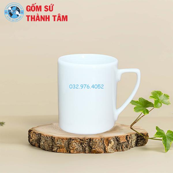 Cốc Sứ Trắng Không Nắp 350 – 400ML