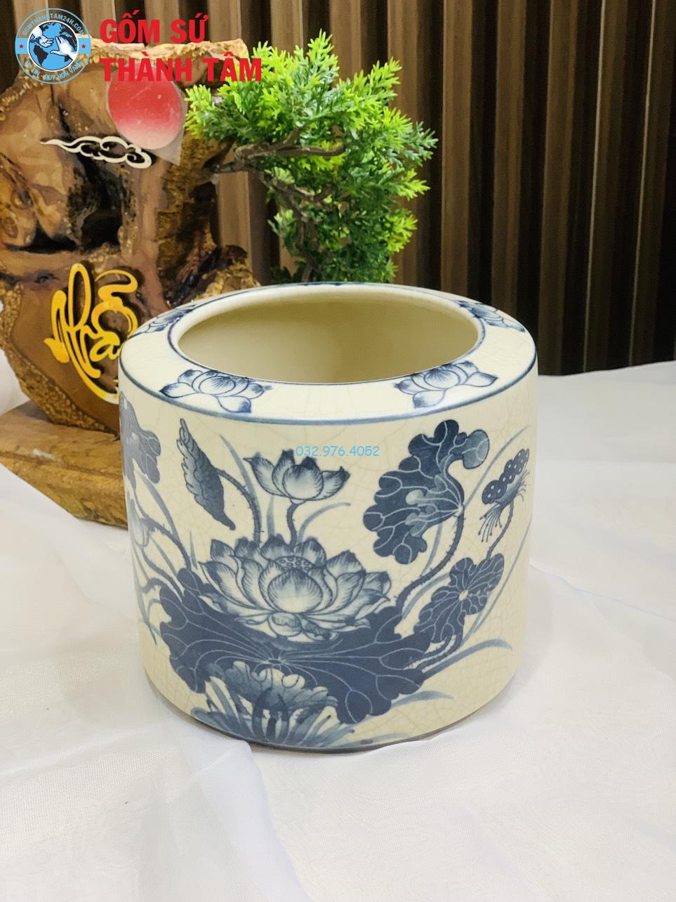 Đồ thờ men tràm cổ rời sen bát hương