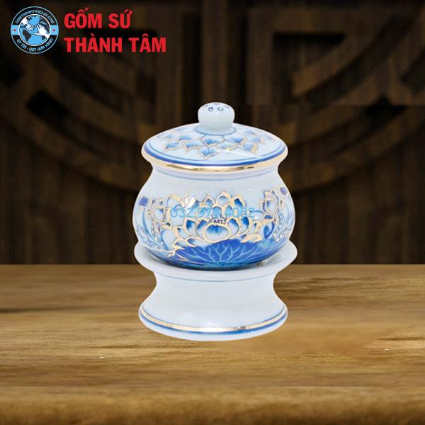 Đồ thờ vẽ vàng rời sen choé