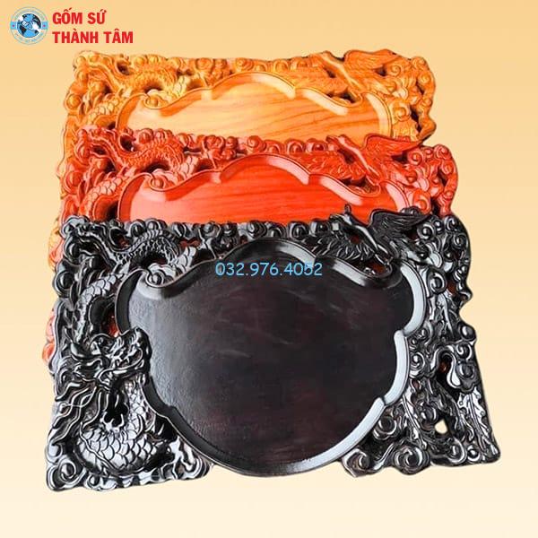 Khay Đựng Ấm Trà Gỗ | Hương Cao Cấp