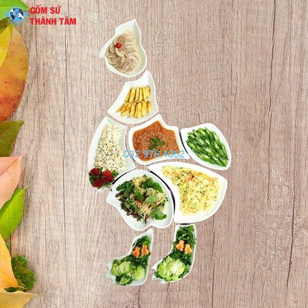 Khay Đựng Đồ Ăn Kiểu Cách | Con Gà