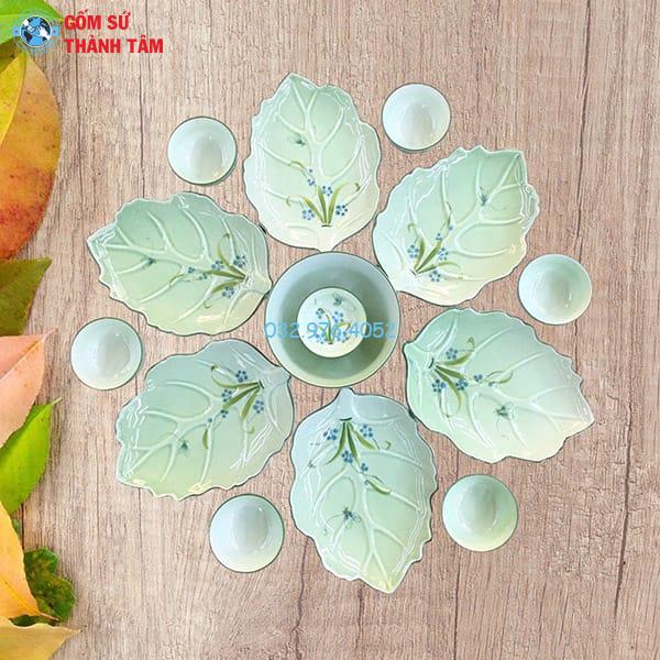 Khay Đựng Đồ Ăn Kiểu Cách | Lá Nho