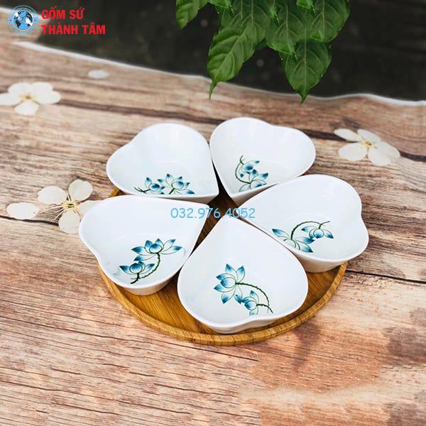 Khay Đựng Đồ Ăn Kiểu Cách | Lá Tim