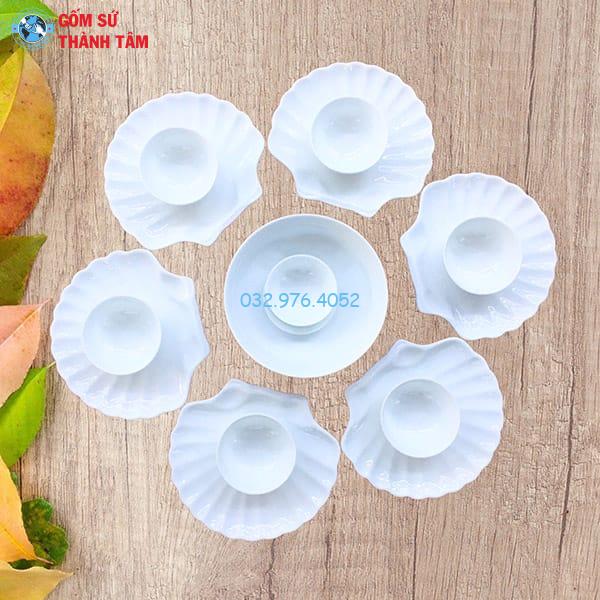 Khay Đựng Đồ Ăn Kiểu Cách | Vỏ Sò