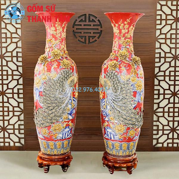 Lục bình đắp nổi đỏ vinh hoa phú quý