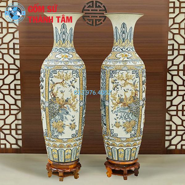 Lục bình đắp nổi tứ quý kĩ