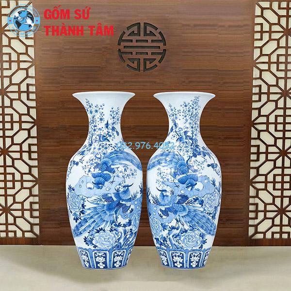 Lục Bình Để Bàn Thờ Cảnh Chim Đào