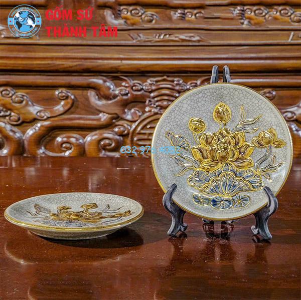 Mâm Bồng Bát Tràng Bản Mệnh Sen