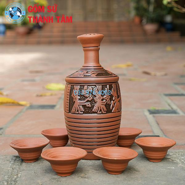 Nậm Rượu Cổ Trụ