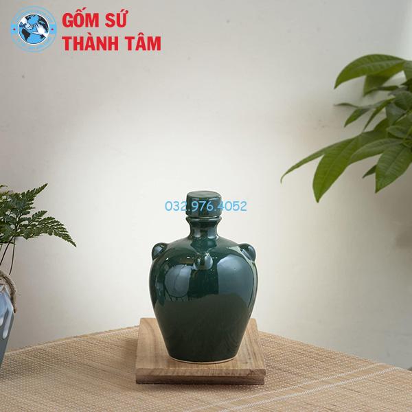 Nậm Rượu Vấu Dáng Tròn