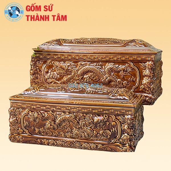 Quách Tiểu Rồng Vàng Khắc Nổi