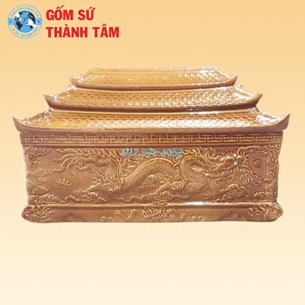 Quách Tiểu Rồng Vàng Khắc Nổi