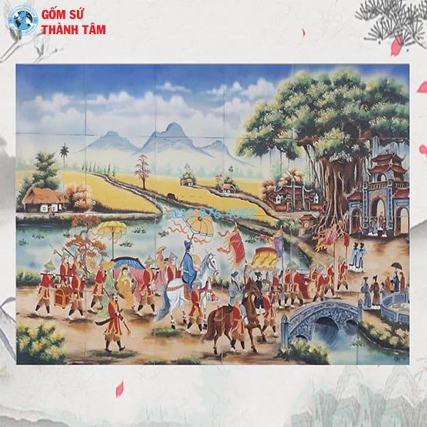 tranh gom ve tron op tuong vinh quy bai to