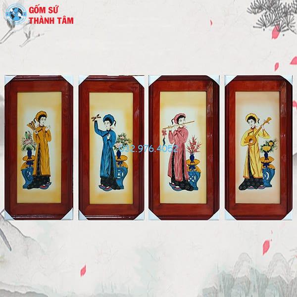 Tranh Tứ Quý | Cô Gái