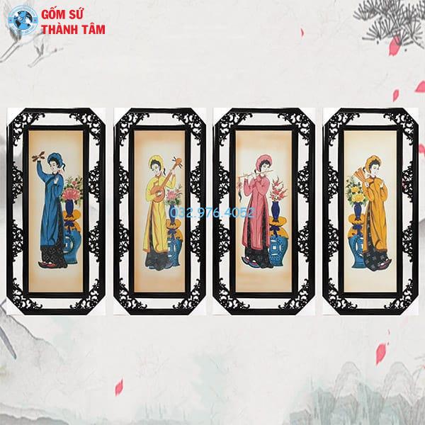 Tranh Tứ Quý | Cô Gái