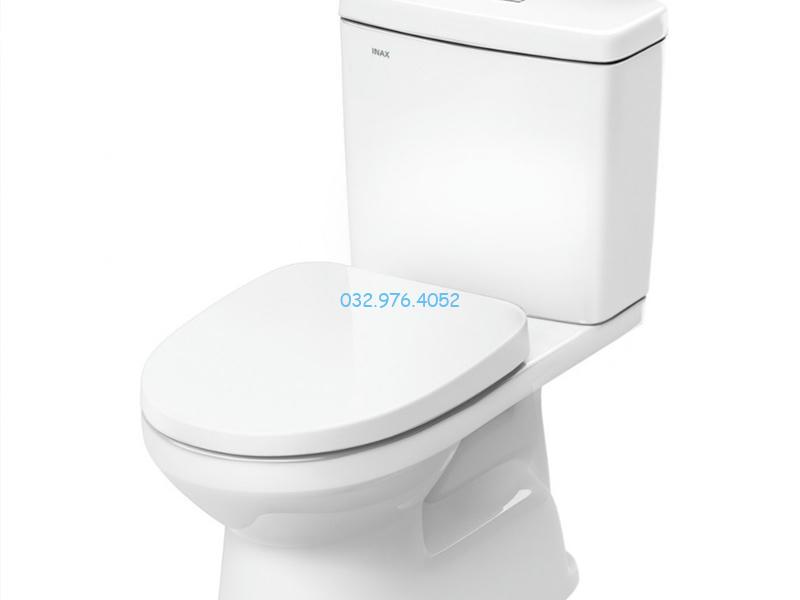 Bệ nhà vệ sinh hai khối được dùng khá phổ biến, giá thành rẻ