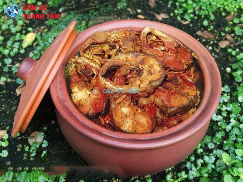 Nồi đất kho cá bếp từ